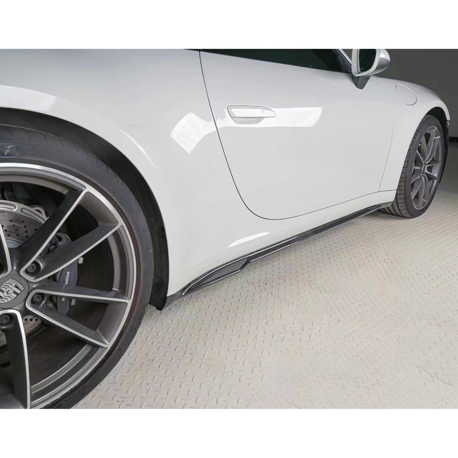 Dry Carbon Fiber 992 Side Skirts V2 - Porsche 992 Carrera S/T/4/4S/Targa