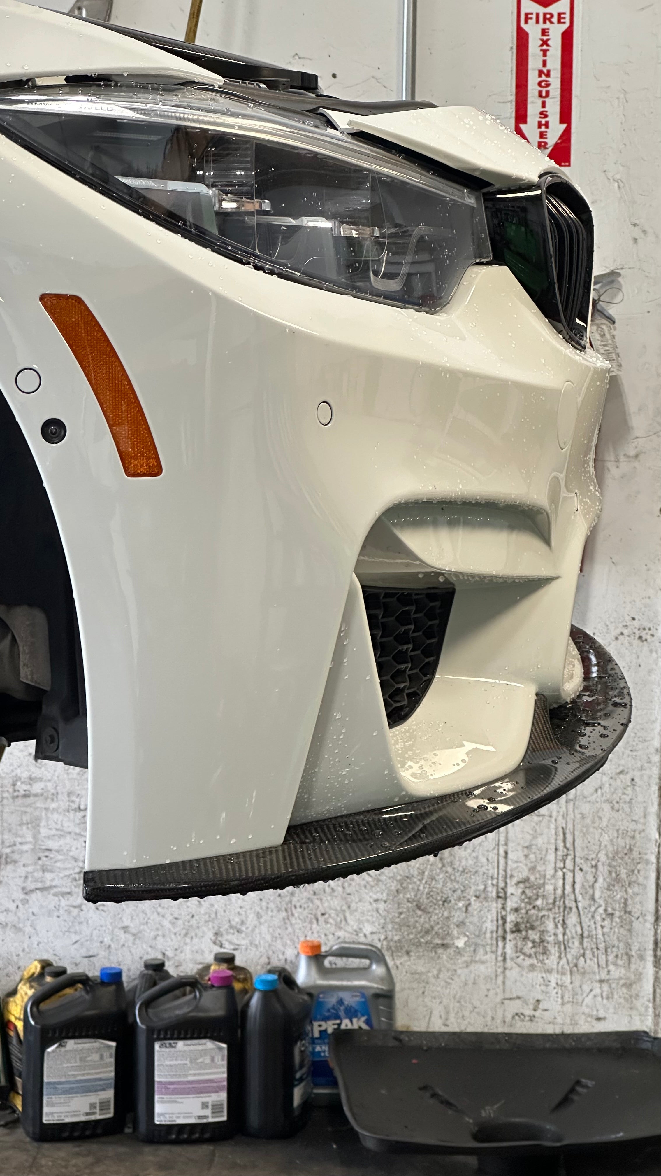 GT4 Style Carbon Fiber Front Lip - BMW F80 M3 & F82 / F83 M4