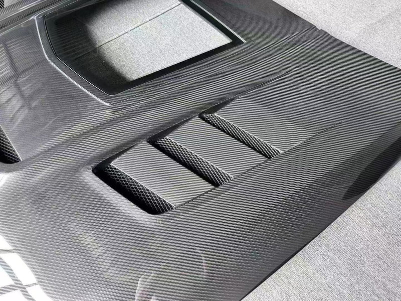 Carbon Fiber Engine Hood Bonnet w/ Transparent window - BMW 5 Series F90 M5