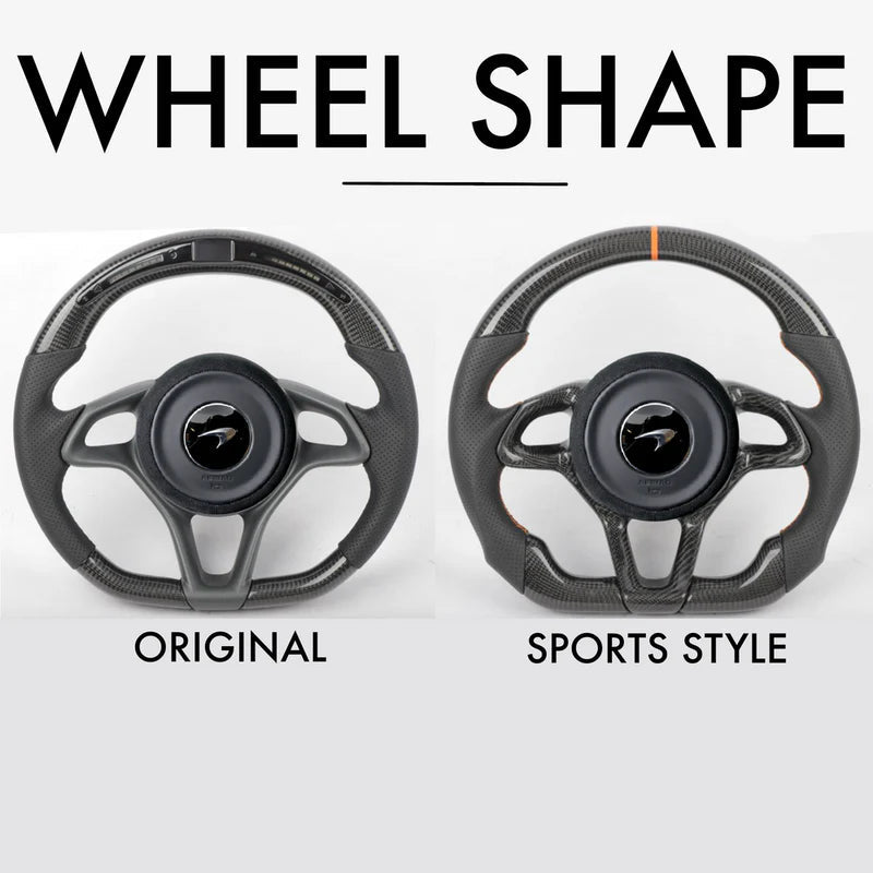 Custom Carbon Fiber Steerng Wheel - Mclaren
