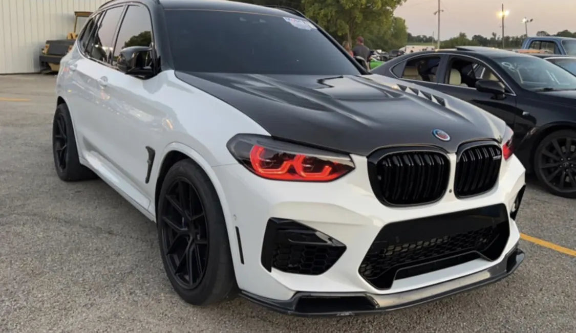 Carbon Fiber Vented Front Engine Hood - BMW X4M F98 X3M F97 G01 G02 G08