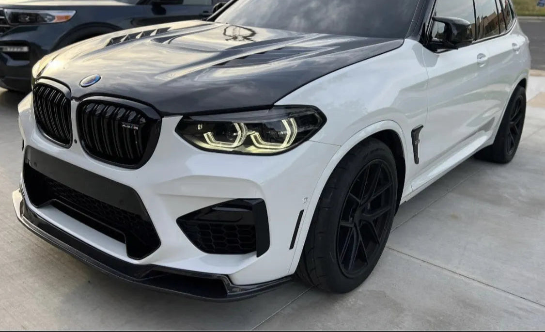 Carbon Fiber Vented Front Engine Hood - BMW X4M F98 X3M F97 G01 G02 G08
