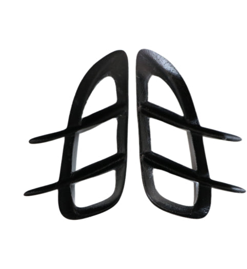 Carbon Fiber Side Air Vent Trim V2 Porsche 718 981 Boxster Cayman