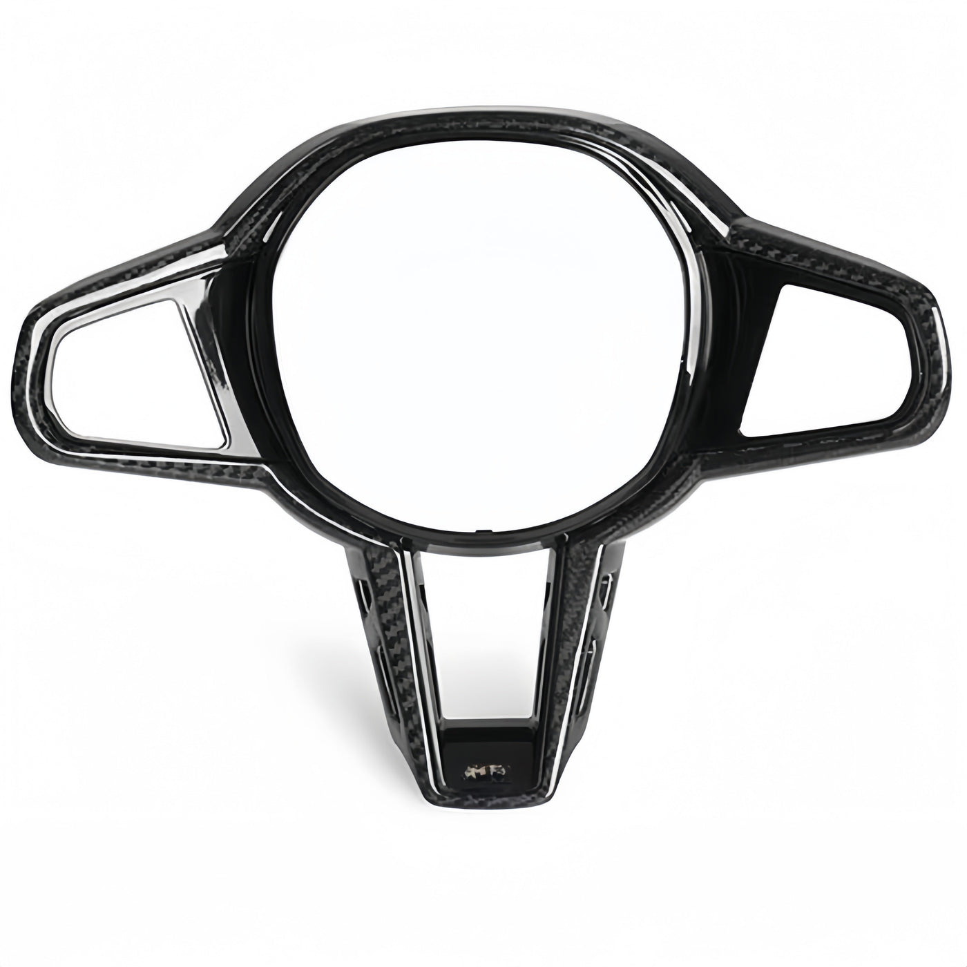Carbon Fiber Steering Wheel Cover Trim Panel for BMW 3/4/5/6/7 Series & M Models M3 M4 M2