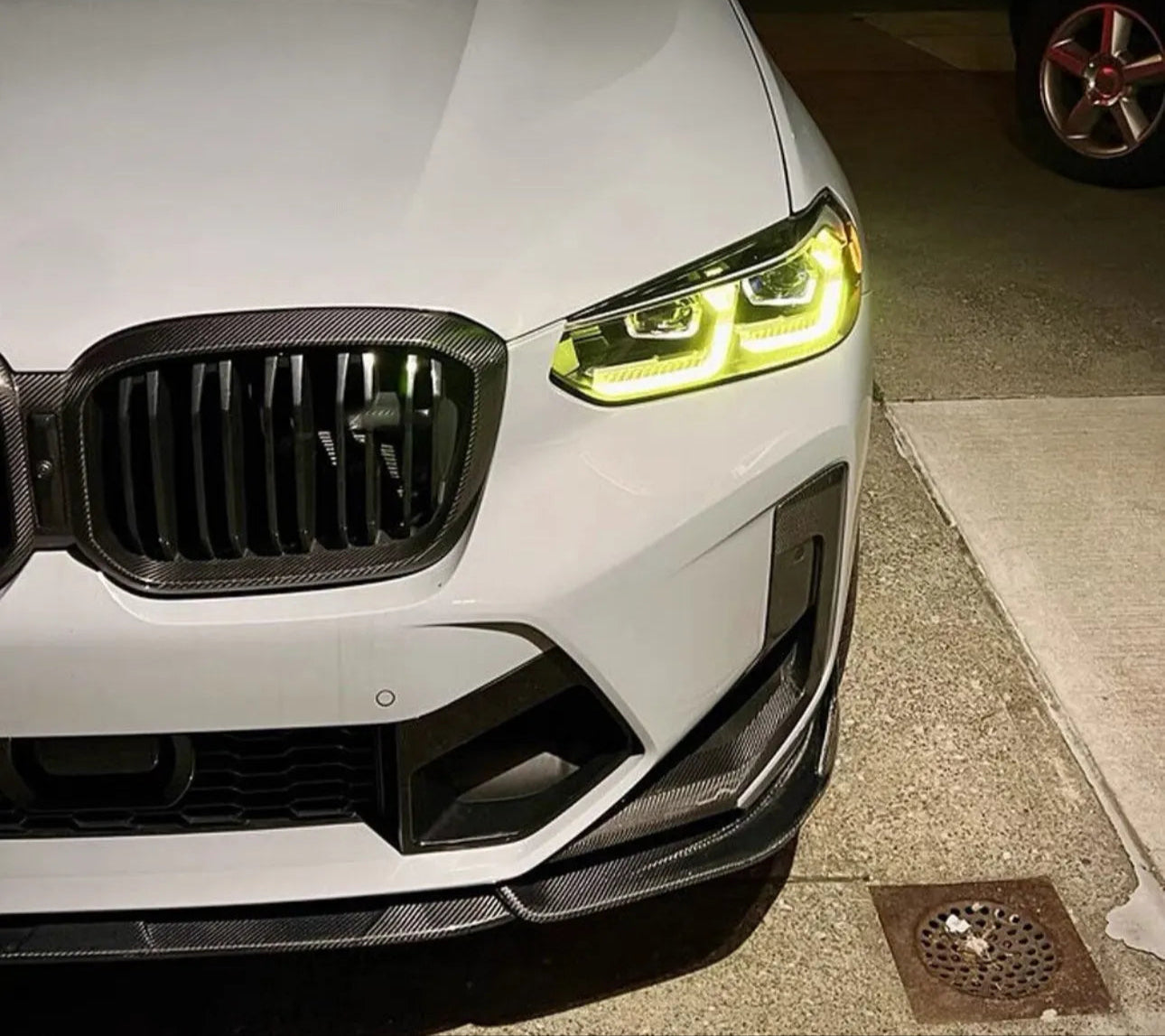 Carbon Fiber Front Bumper Lower Air Vent Duct - BMW X3M F97 X4M F98