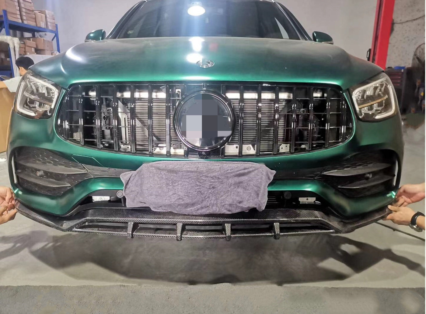 Carbon Fiber Front Lip & Rear Diffuser - MERCEDES BENZ GLC63s GLC43AMG GLC SUV X253