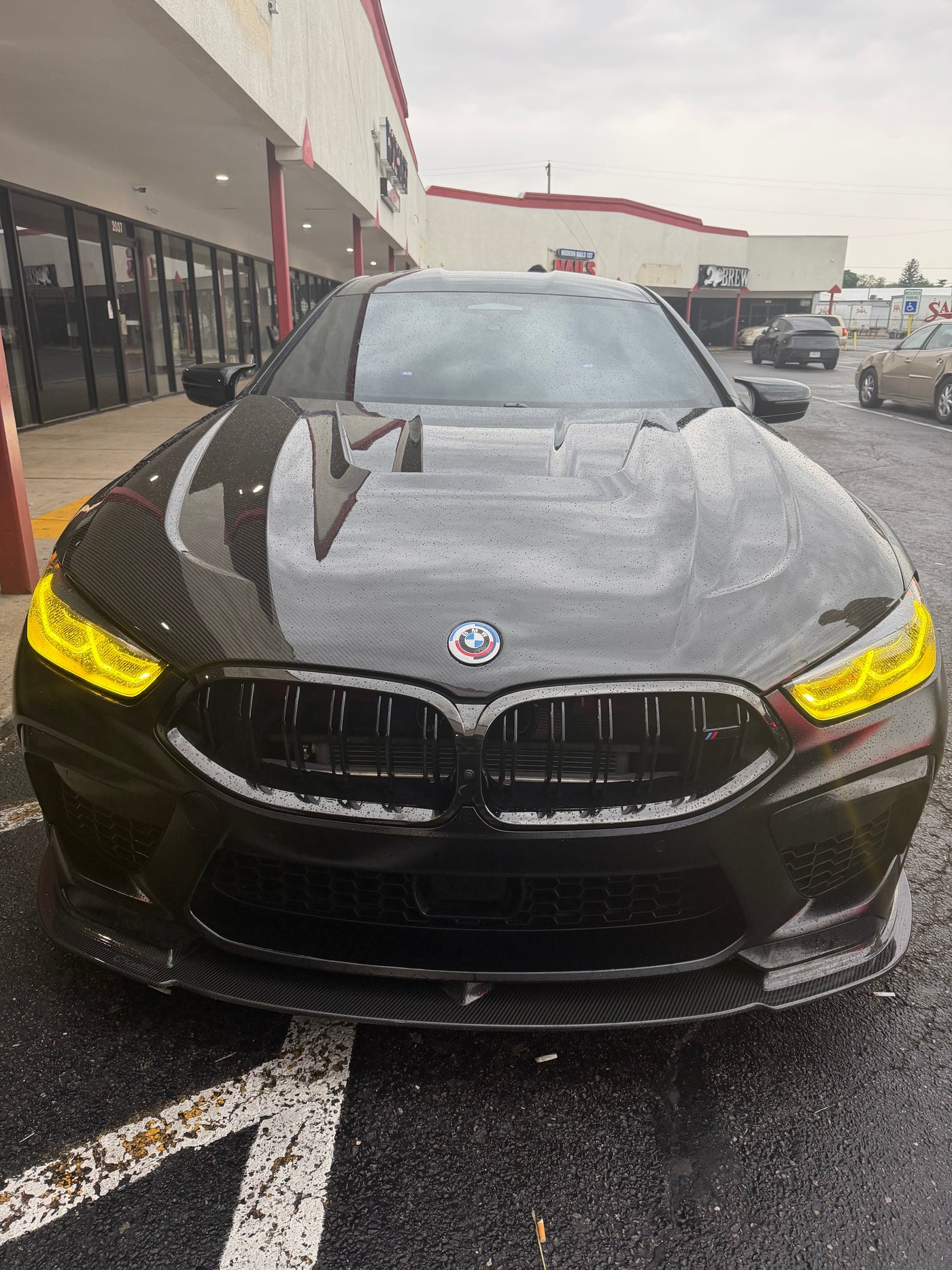 Dry Carbon Fiber Paktech Engine Hood Bonnet - BMW M8 F91 F92 F93
