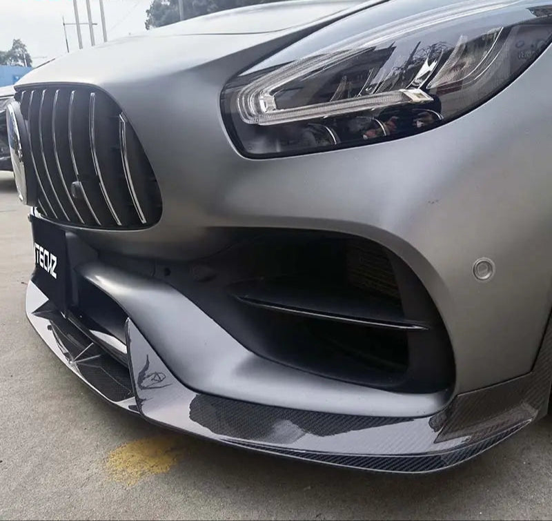 Dry Carbon Fiber Front Splitter Lip - Mercedes Benz AMG GT GTS GTC C190