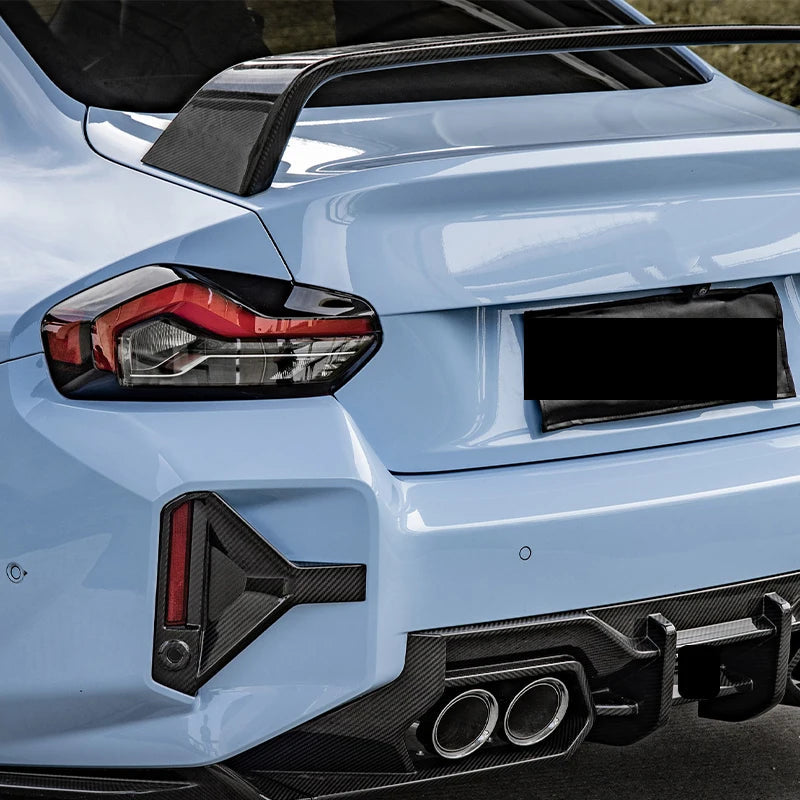 Dry Carbon Fiber Rear Bumper Side Trim Replacement - BMW M2 G87