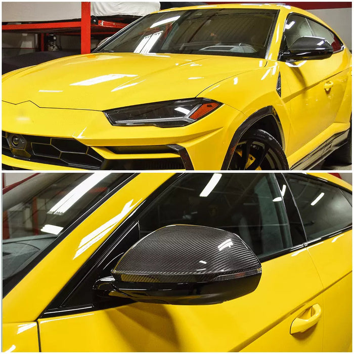 Dry Carbon Fiber Mirror Cover Cap - Lamborghini URUS