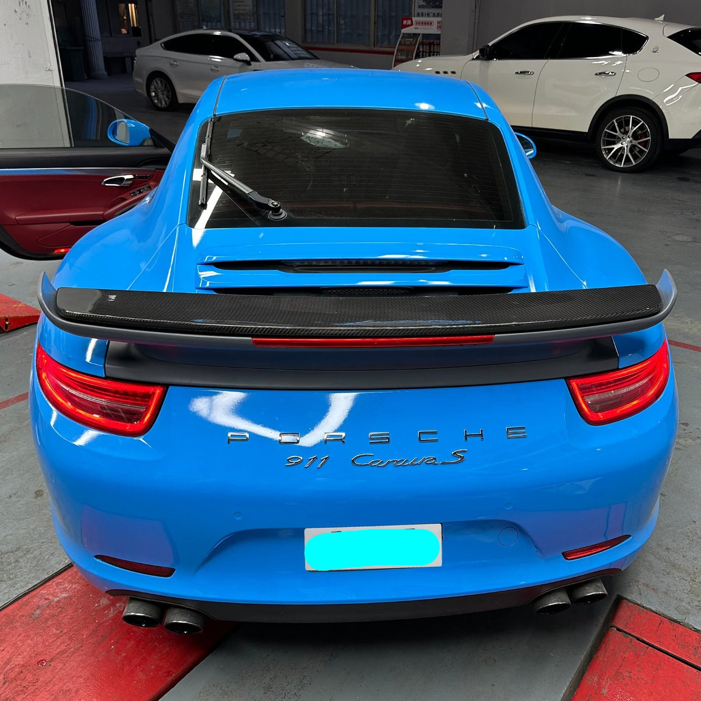 Dry Carbon Fiber/ PP Rear Trunk Wing - Porsche 911 991.1 Turbo S  2012-2015