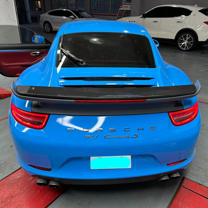 Dry Carbon Fiber/ PP Rear Trunk Wing - Porsche 911 991.1 Turbo S  2012-2015