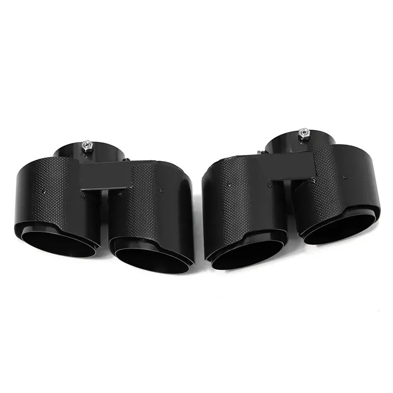 Carbon Fiber V2 Quad Style Exhaust Tips - BMW G05 X5 G06 X6 G07 X7 2019+