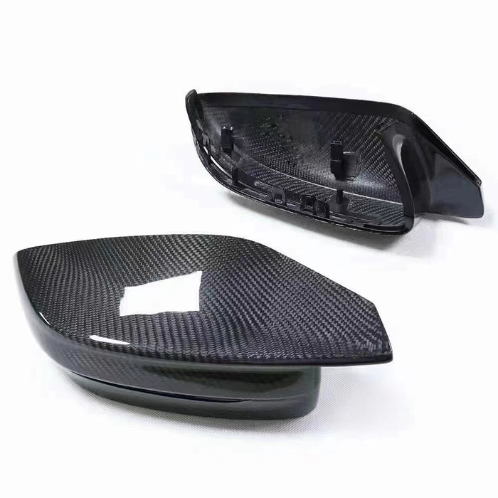 G80/G82 Carbon Mirror Caps - Dry Carbon