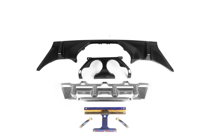 G87 M2 CARBON REAR DIFFUSER (FOR MP EXHAUST) Dry Carbon Fiber