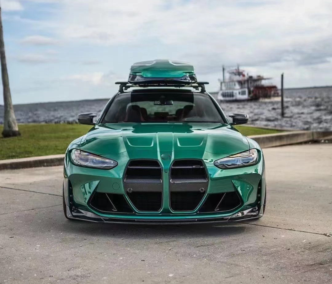 G80/G82 V Style Carbon Fiber Front Lip