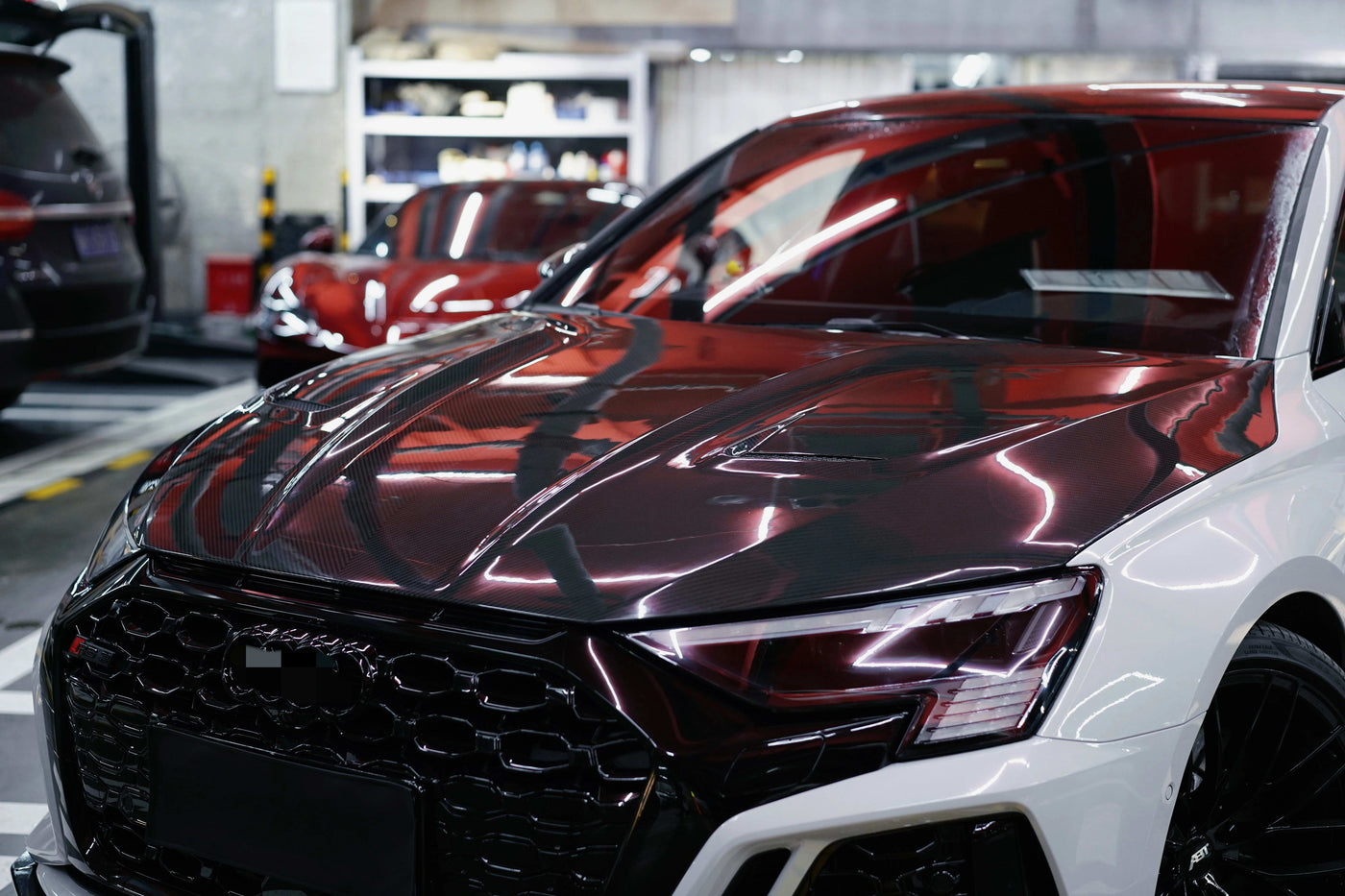 Dry carbon fiber Engine hood - Audi RS3 (8Y)