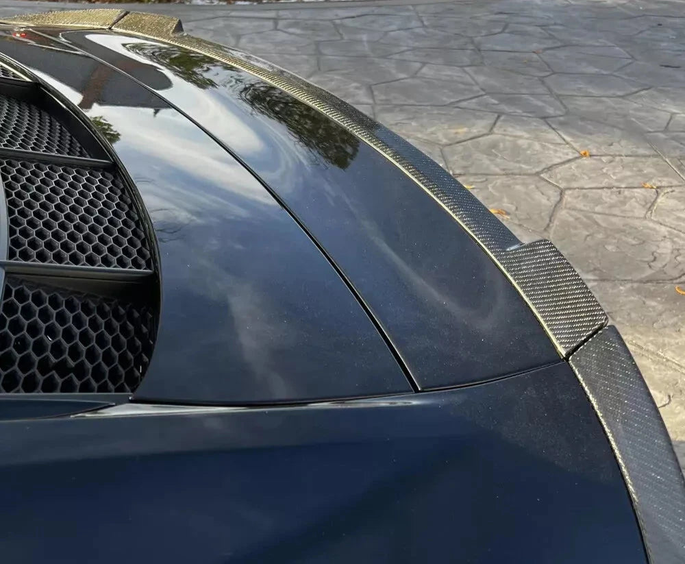 3 Piece Style Carbon Fiber Trunk Spoiler - Audi R8 V10 Type 4S