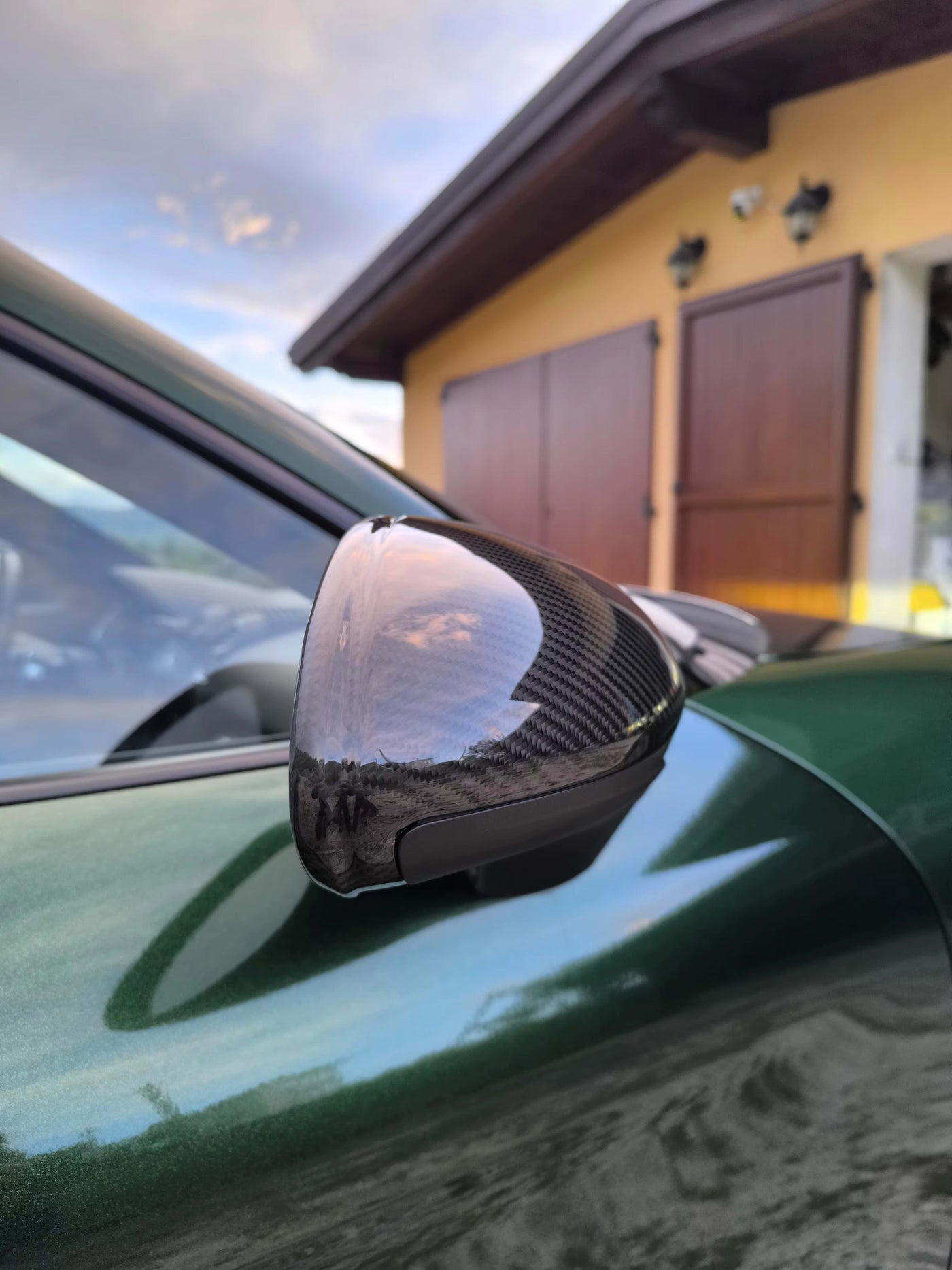 Dry Carbon Fiber Mirror Caps For Porsche 718 Cayman Boxster 2016-2025