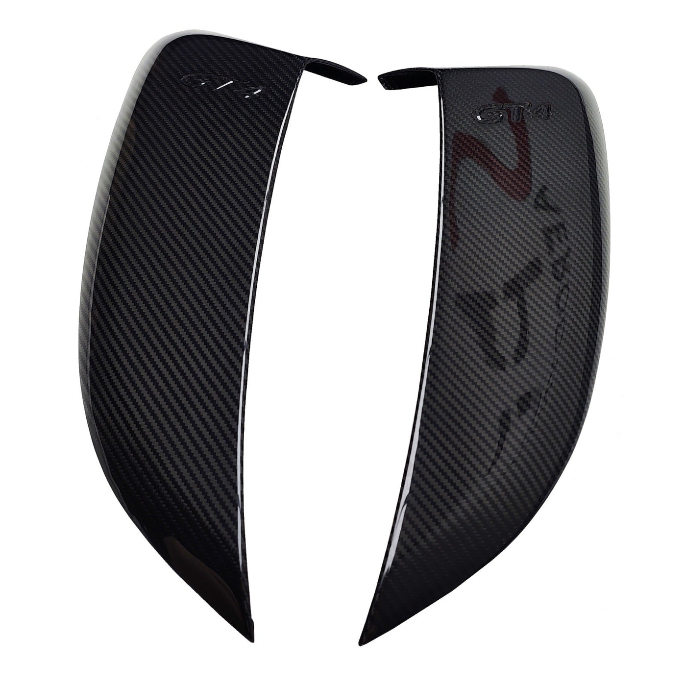 Dry Carbon Fiber GT4 Style Side Air Intake Vents - Porsche 718 2016+