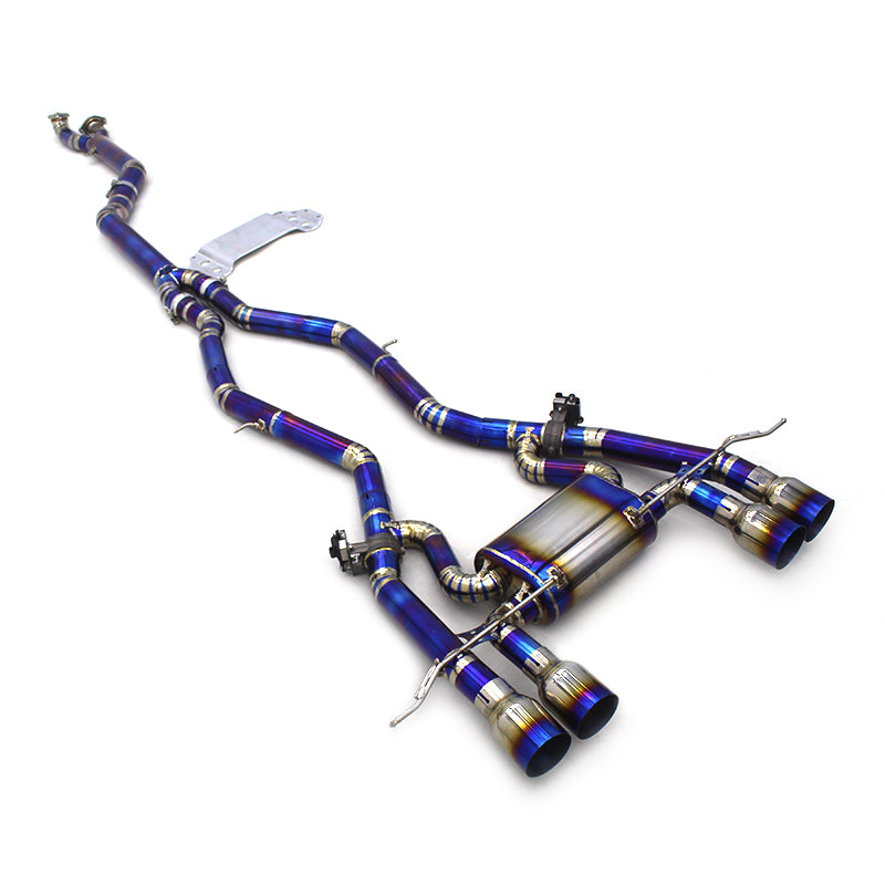 EuroPrismCo BMW M3/M4/M2 G80/G82/G87 3.0T Titanium Valved Exhaust