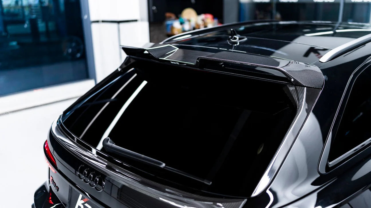 Carbon Fiber KB Rear Mid Spoiler - Audi RS6 C8 2020+