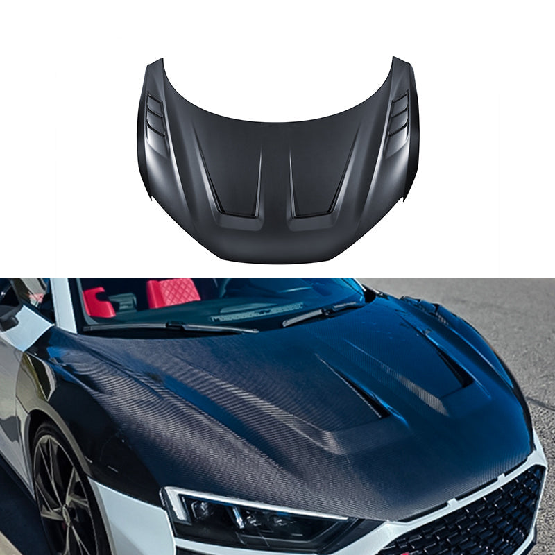 Paktechz Prepreg Carbon Fiber Front Hood - Audi R8 2016 - 2023