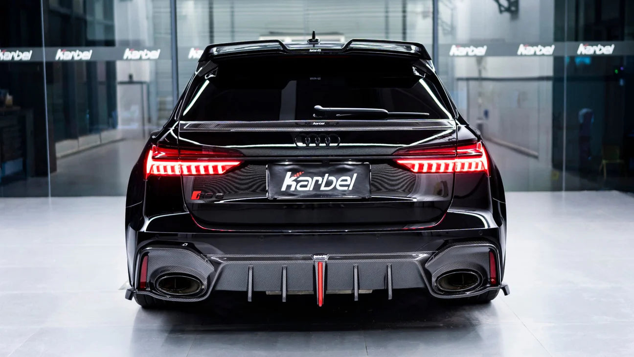 Carbon Fiber KB Rear Mid Spoiler - Audi RS6 C8 2020+