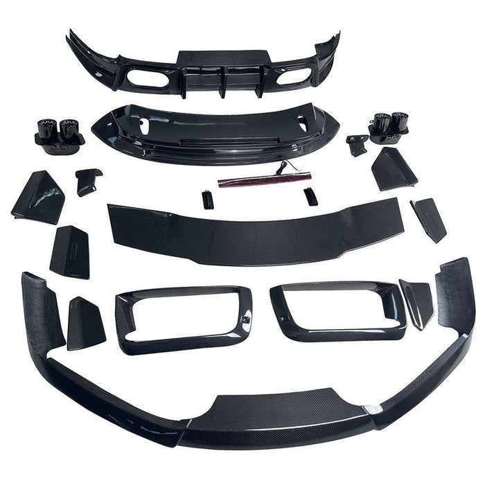 Dry Carbon Fiber B Style Aero Body Kit - Porsche 992 911 2019-2023