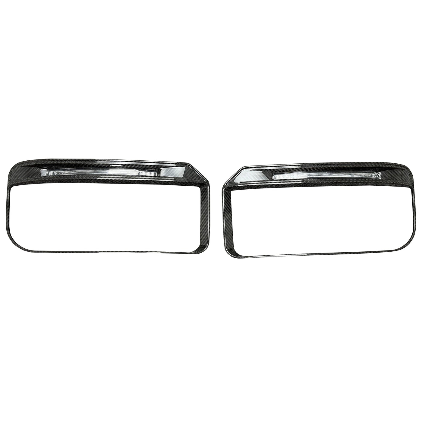 Carbon Fiber Front Bumper Fog Lamp Cover - Mercedes Benz G-Class W464 G63 AMG G500 2019-2024