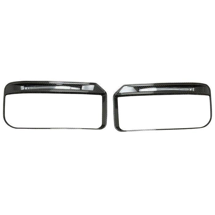 Carbon Fiber Front Bumper Fog Lamp Cover - Mercedes Benz G-Class W464 G63 AMG G500 2019-2024