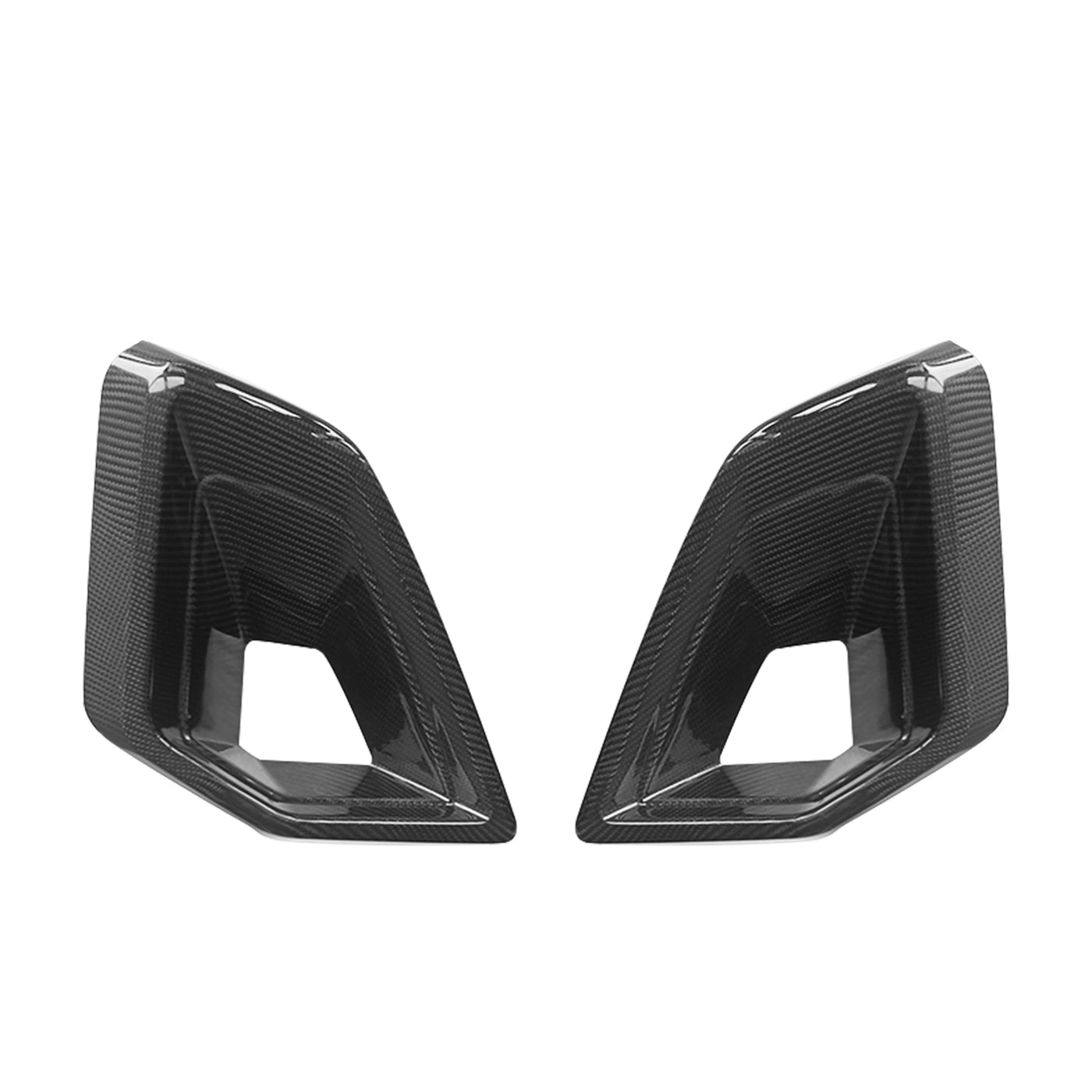 Carbon Fiber Front Bumper Air Ducts Trim Covers - BMW X5 G05 LCI
