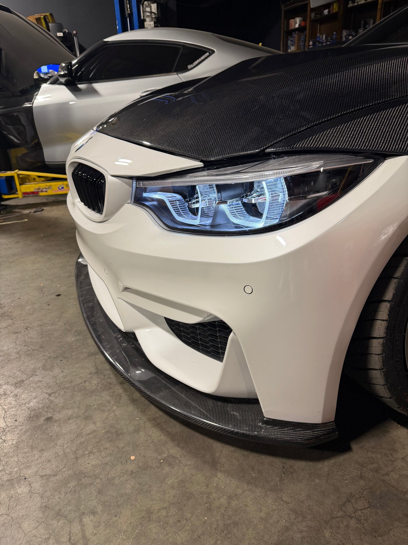 Carbon Fiber Front Lip V3 - 15-20 BMW F80 M3 F82 F83 M4