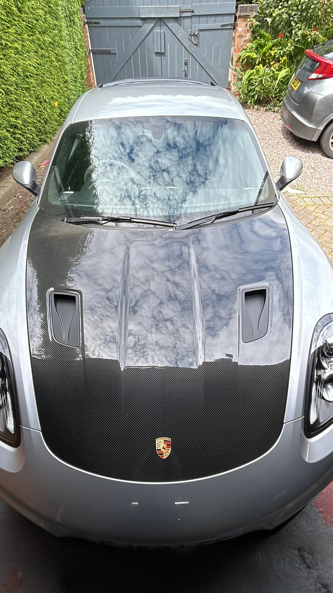 Dry Carbon Fiber GT4 Style Hood Bonnet - Porsche 718/ Boxster/Cayman/GT4/GT4RS