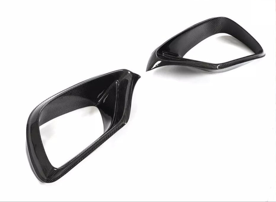 Carbon Front Splitter Lip & Air Vent Cover - Mercedes Benz W213 S213 E63 S 2016-2020