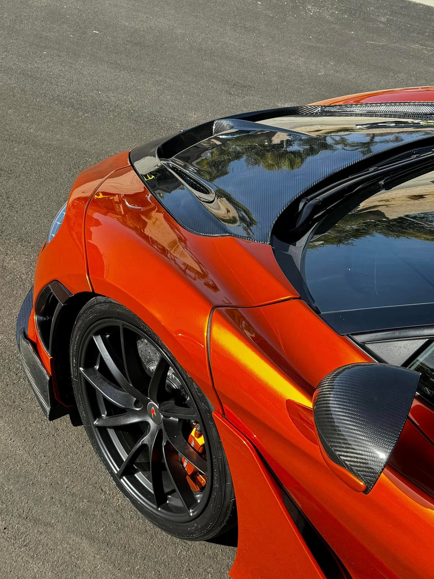 Dry Carbon Fiber Side Mirror Cover Cap - McLaren 540C/570S/650S/675LT/720S/GT