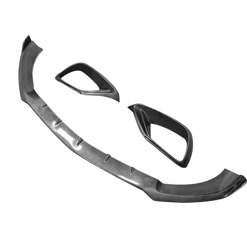 Carbon Front Splitter Lip & Air Vent Cover - Mercedes Benz W213 S213 E63 S 2016-2020