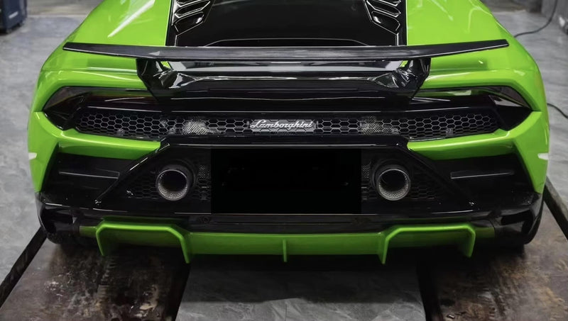 Carbon Fiber Tecnica Style Rear Wing w/ base - Lamborghini Huracan Evo LP610 LP580