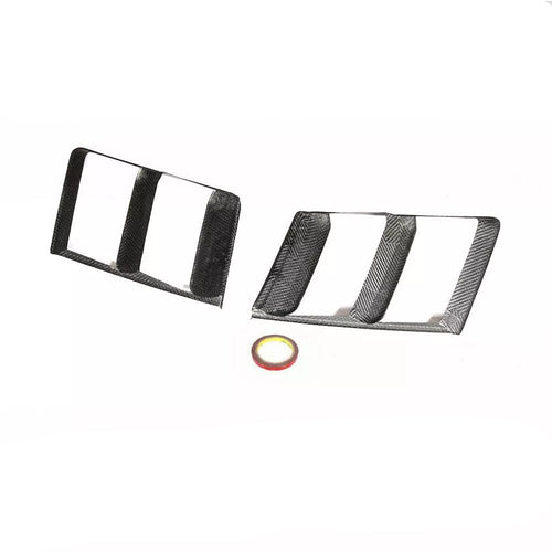 Carbon Fiber Front Bumper Vent Inserts Air Grill Cover - Audi R8 Gen 2 2016-2018