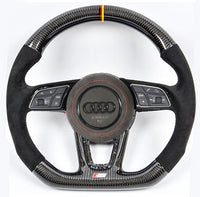 Full Custom Carbon Fiber Steering Wheel - Audi S/RS 3,4,5 2016+