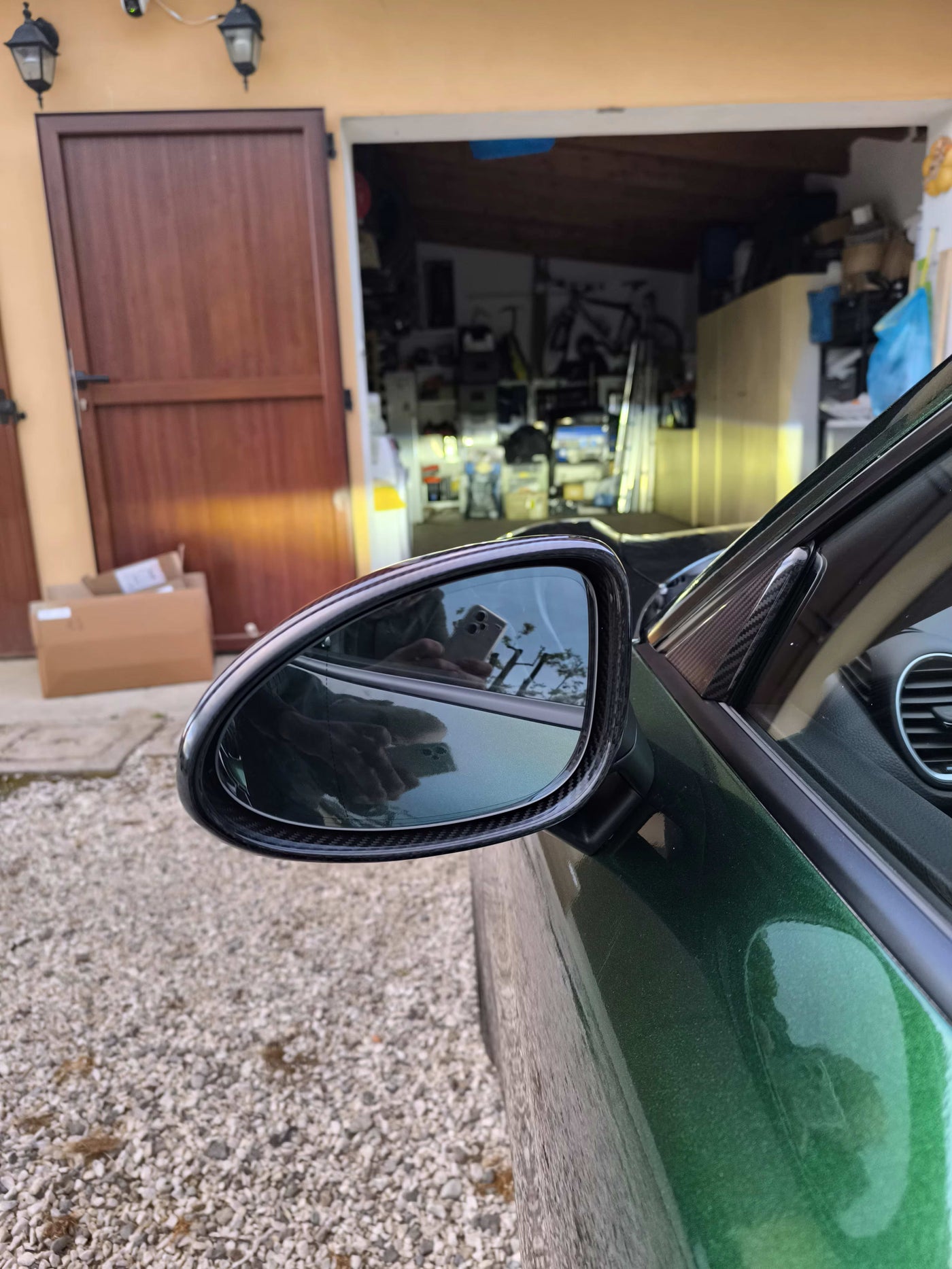 Dry Carbon Fiber Mirror Caps For Porsche 718 Cayman Boxster 2016-2025