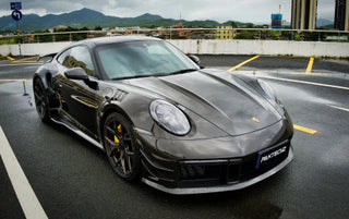 Dry Carbon Fiber Vented Front Fenders - Porsche 911 992 Turbo S