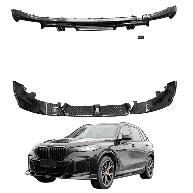 Carbon Fiber LD Front Lip & Rear Diffuser Combo - BMW G05 X5 LCI