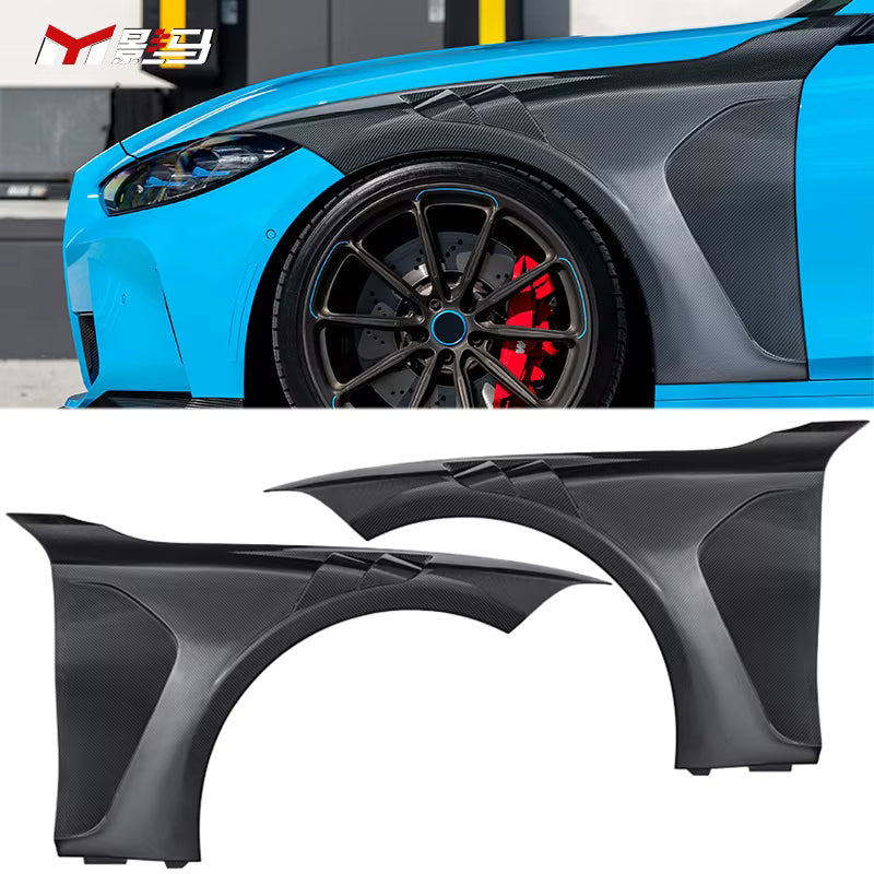 Carbon Fiber Side Vented Front Fenders for Bmw G80 M3 G82 M4
