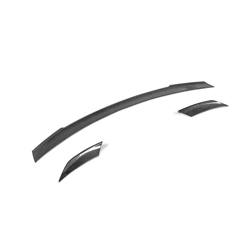 Dry Carbon Fiber Rear Ducktail Trunk Spoiler - Porsche Taycan 4S