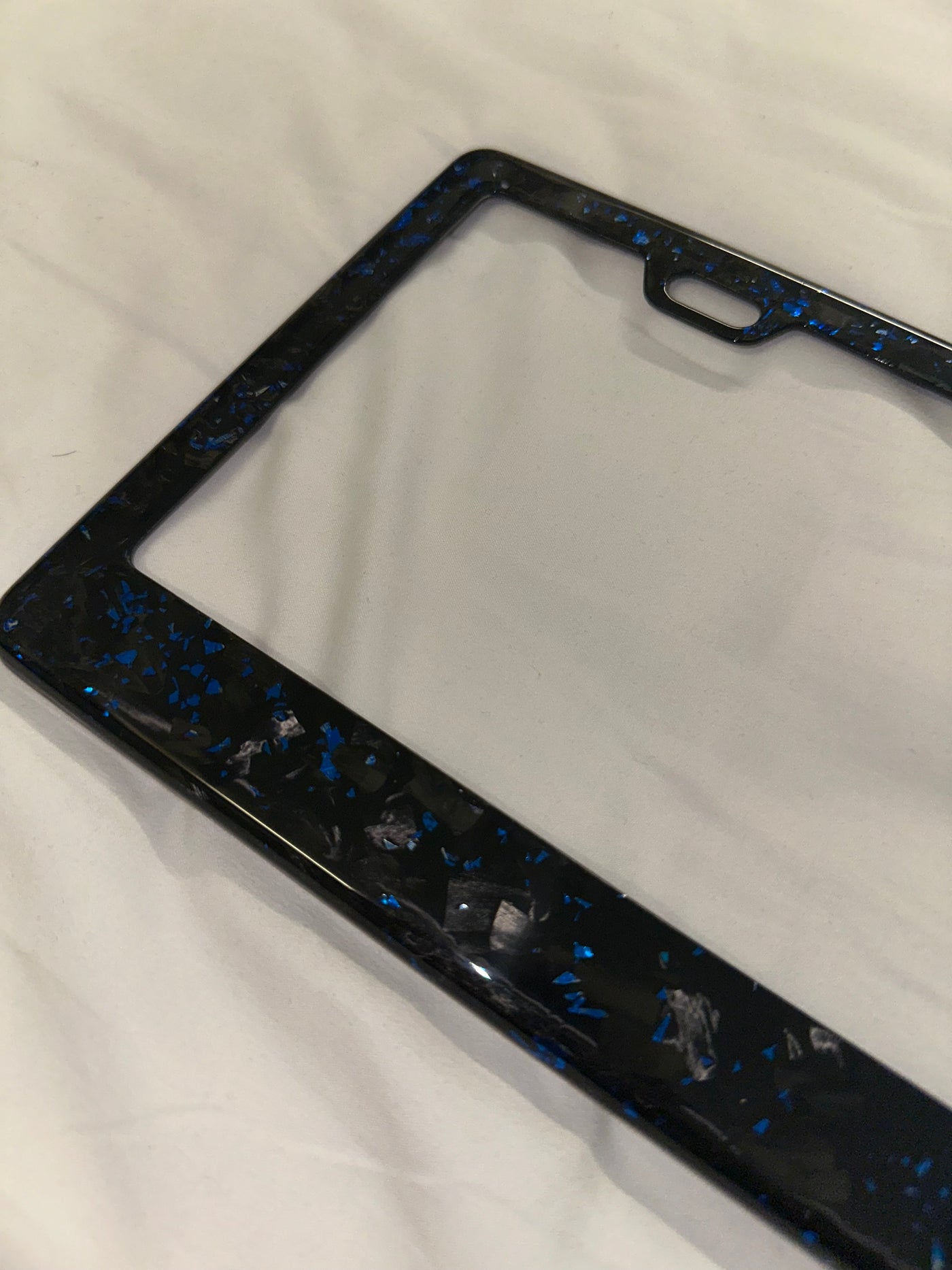 Colored Forged Carbon Fiber Universal License Plate Frame