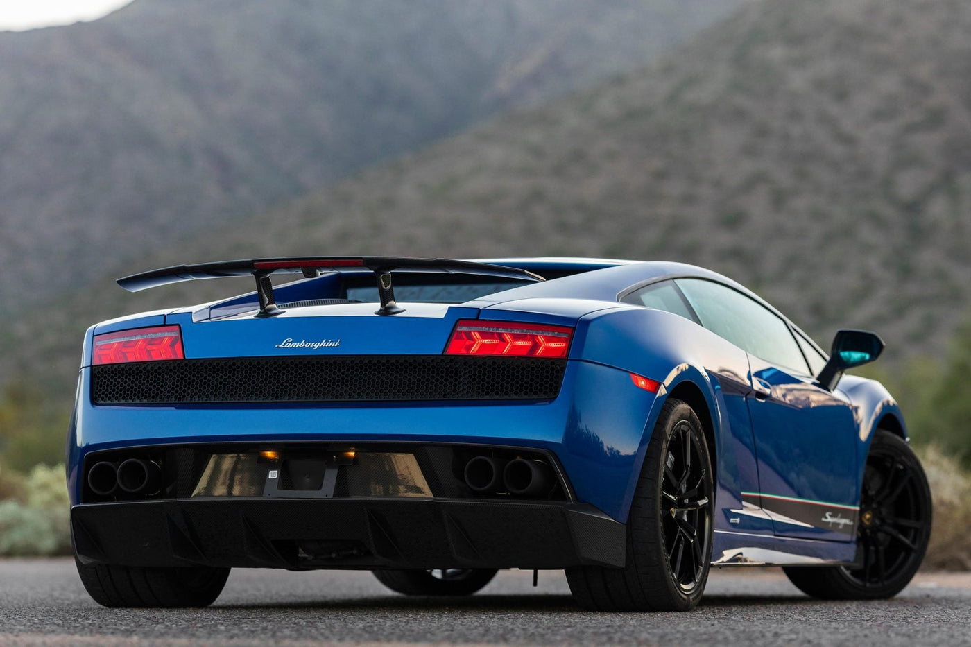 Carbon Fiber Trunk Rear Wing - Lamborghini Gallardo