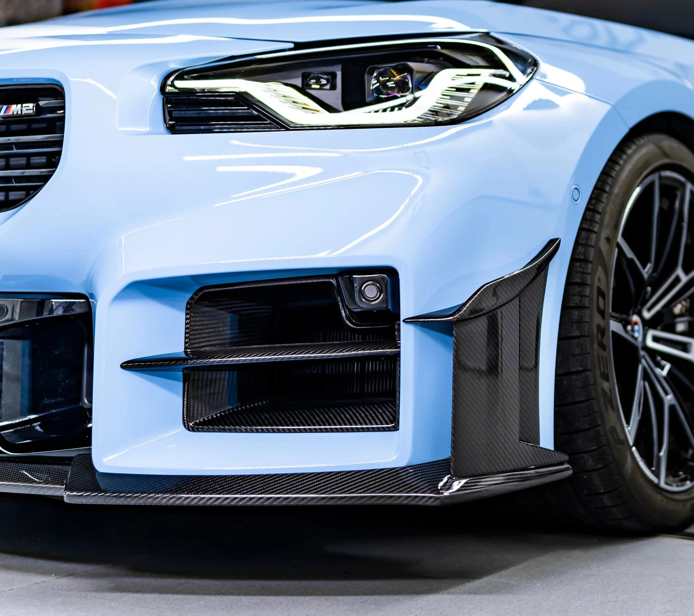 Dry Carbon Fiber KB Front Lip - G87 M2