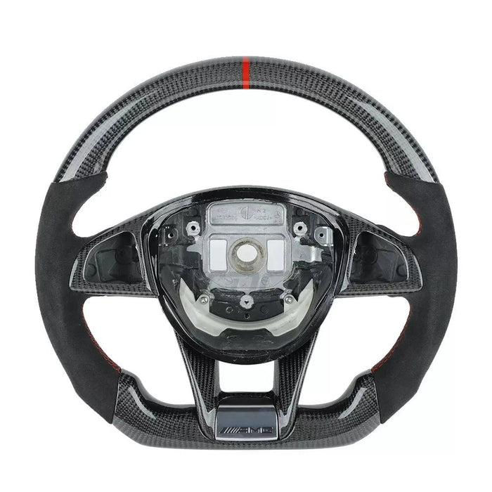 Carbon Fiber Steering Wheel w/ Stripe - Mercedes Benz G-Class