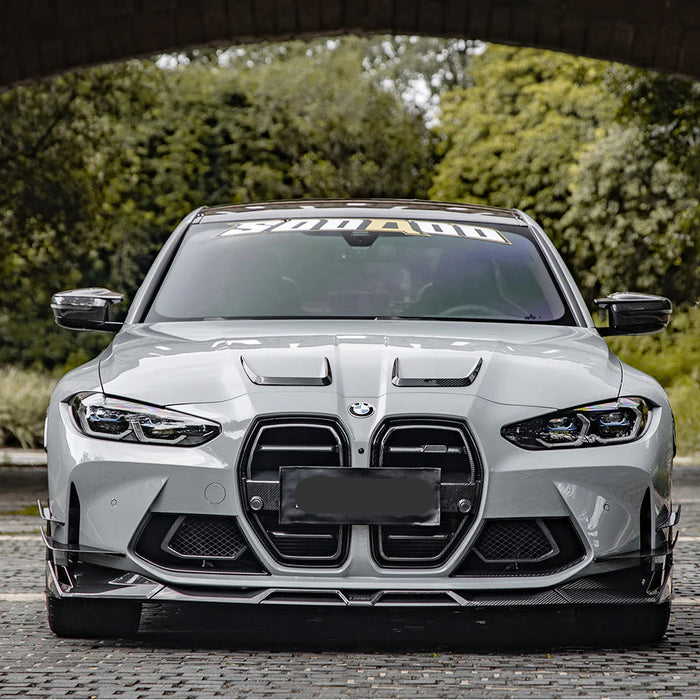 Carbon Fiber SQ Front Splitter Lip V1 - BMW M3 G80 M4 G82